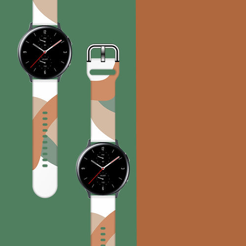 Strap Moro for Samsung Galaxy Watch 45 / 46 / 47 mm silicone bracelet watch band - pattern 3 — Hurtel