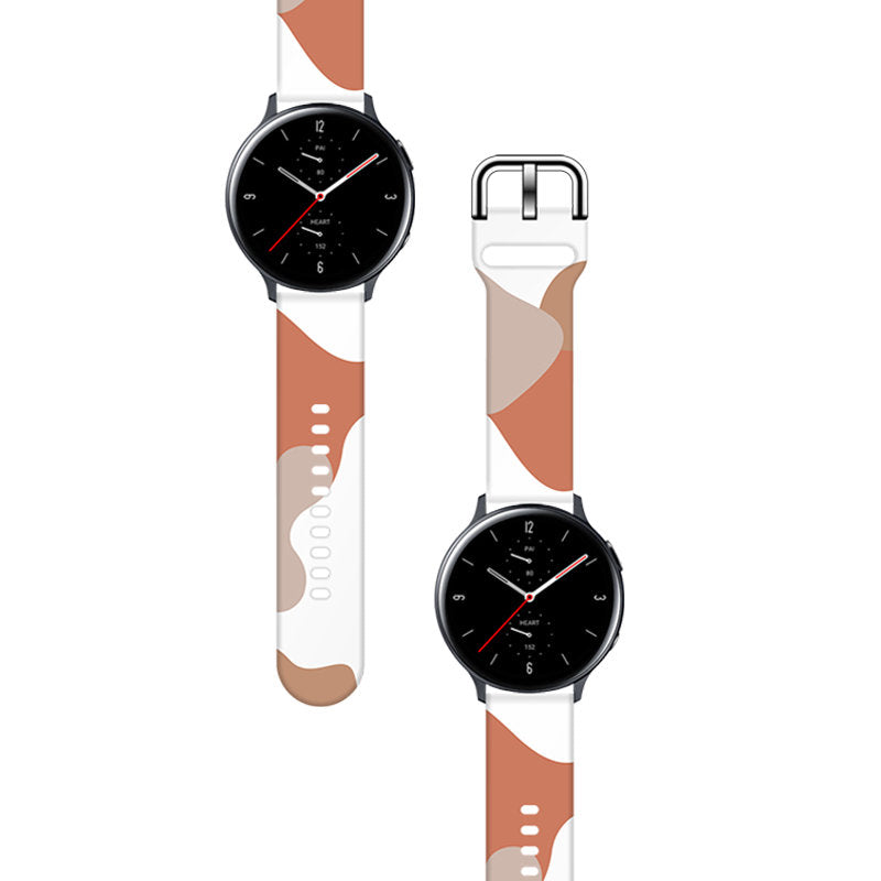 Strap Moro for Samsung Galaxy Watch 45 / 46 / 47 mm silicone bracelet watch band - pattern 5 — Hurtel