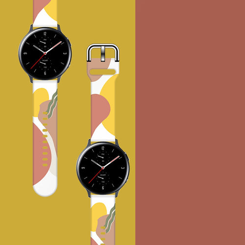 Strap Moro for Samsung Galaxy Watch 45 / 46 / 47 mm silicone bracelet watch band - pattern 7 — Hurtel