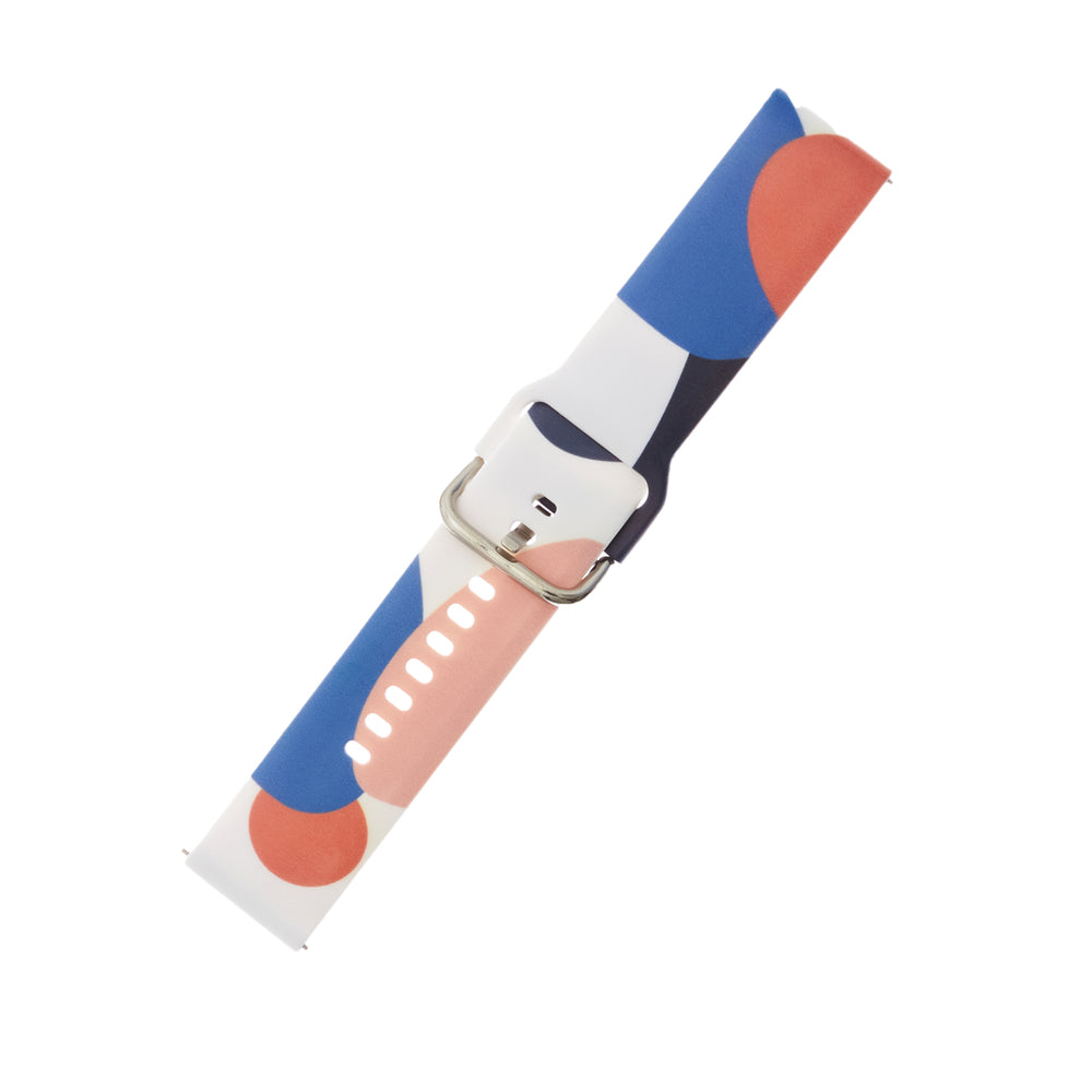 Strap Moro for Samsung Galaxy Watch 45 / 46 / 47 mm silicone bracelet watch band - pattern 10 — Hurtel
