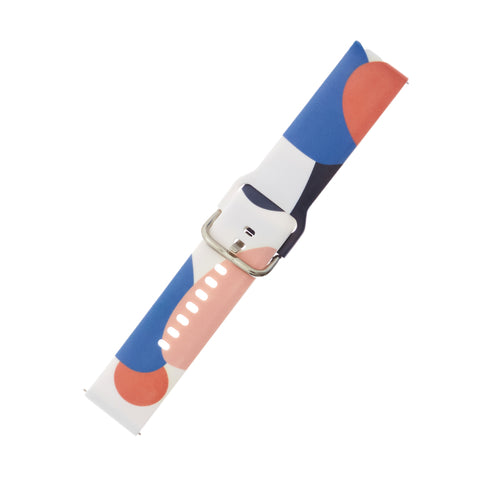 Strap Moro for Samsung Galaxy Watch 45 / 46 / 47 mm silicone bracelet watch band - pattern 10 — Hurtel