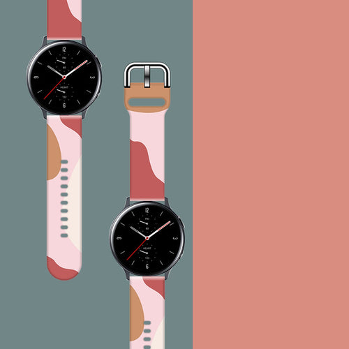Strap Moro for Samsung Galaxy Watch 45 / 46 / 47 mm silicone bracelet watch band - pattern 12 — Hurtel