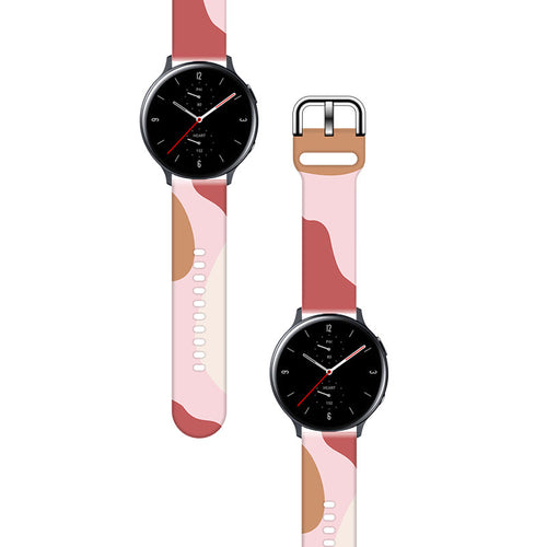 Strap Moro for Samsung Galaxy Watch 45 / 46 / 47 mm silicone bracelet watch band - pattern 12 — Hurtel