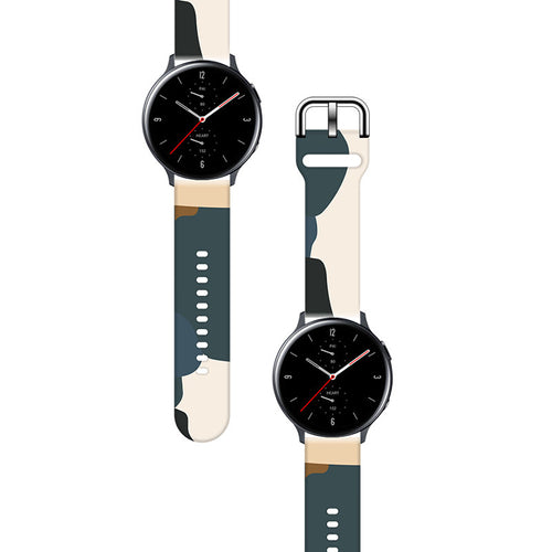 Strap Moro for Samsung Galaxy Watch 45 / 46 / 47 mm silicone bracelet watch band - pattern 13 — Hurtel
