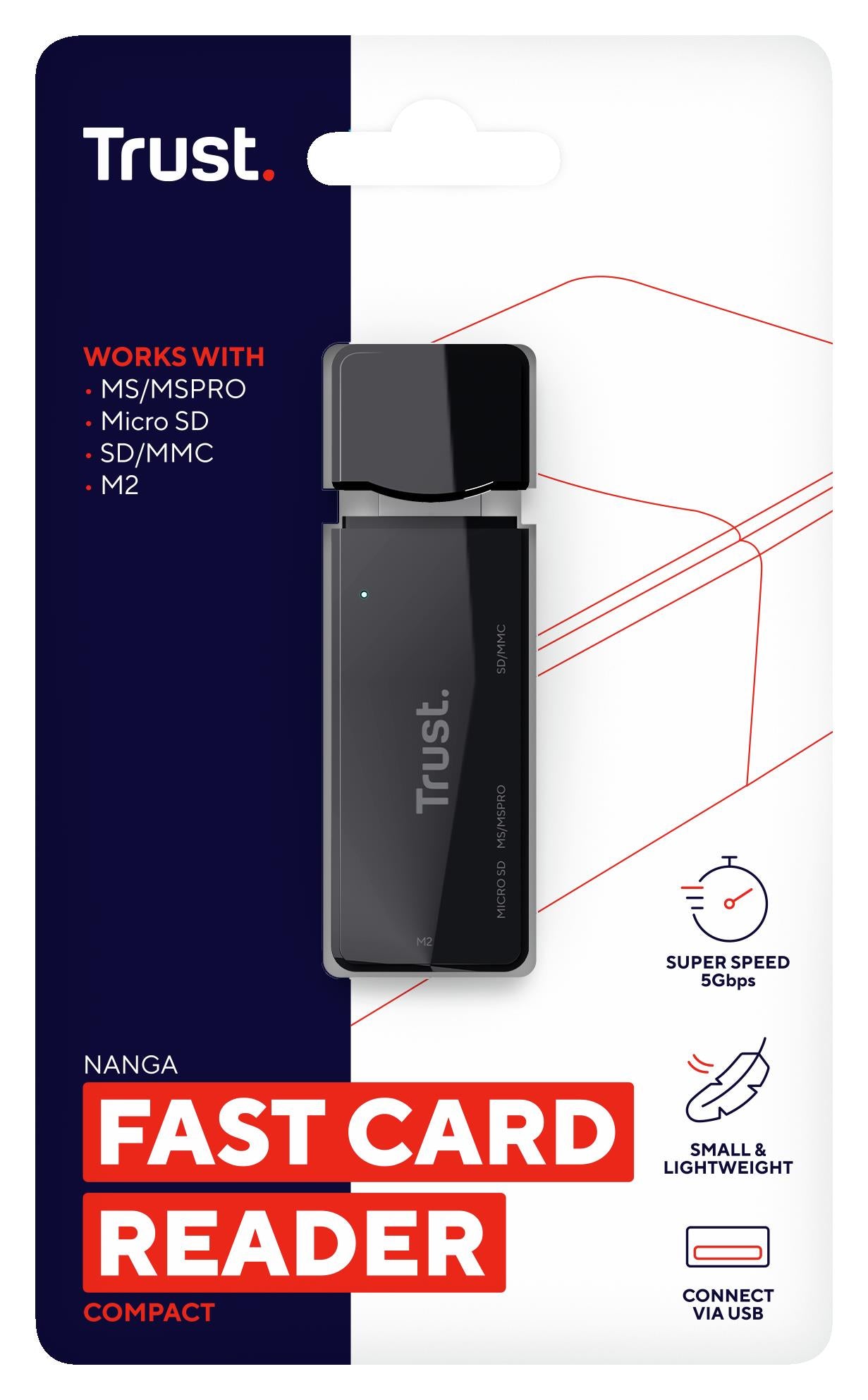 MEMORY READER FLASH USB3.1/NANGA 21935 TRUST