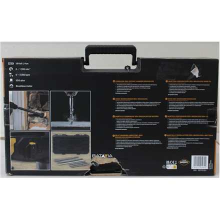 SALE OUT. Batavia 18V brushless hammer drill 2.2 J / SDS+ / Without battery and charger in BMC | Batavia B.V. 18V Cordle