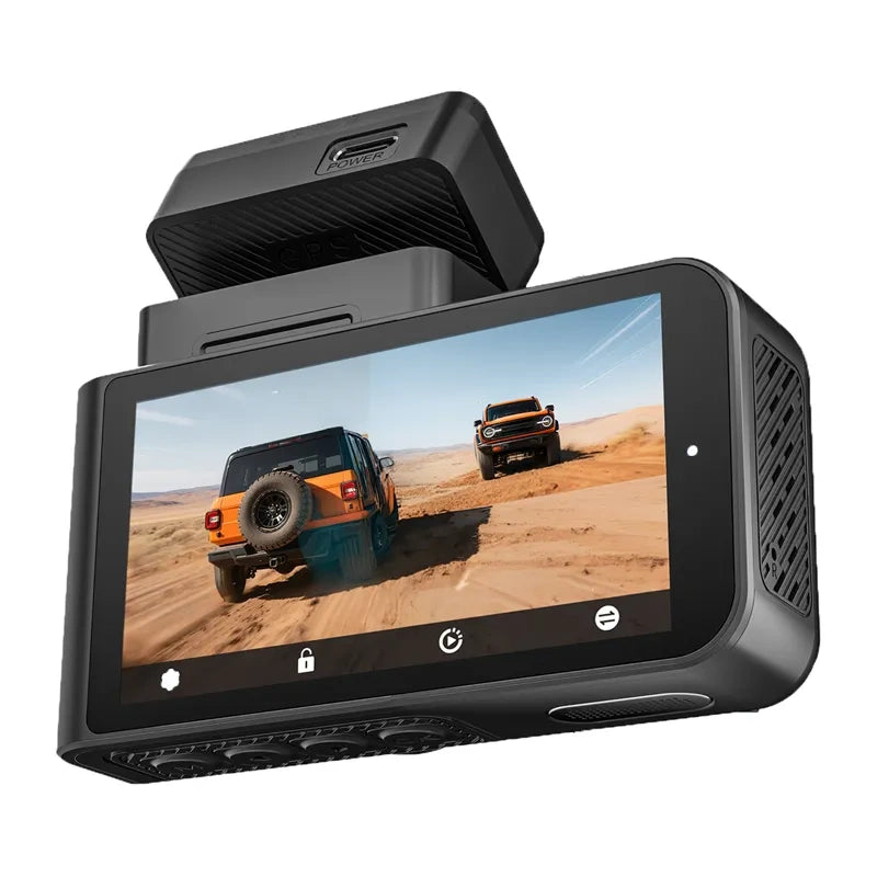 WOLFBOX X3 WiFi 2.5K + 1080p 64GB Dash Cam - Image 1