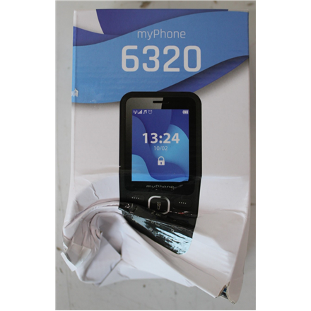 SALE OUT. myPhone 6320 (Black) Dual SIM 2.4" TFT 240x320/32MB/microSD/2G | myPhone 6320 | Black | 2.4 " | TFT | 32 MB | 