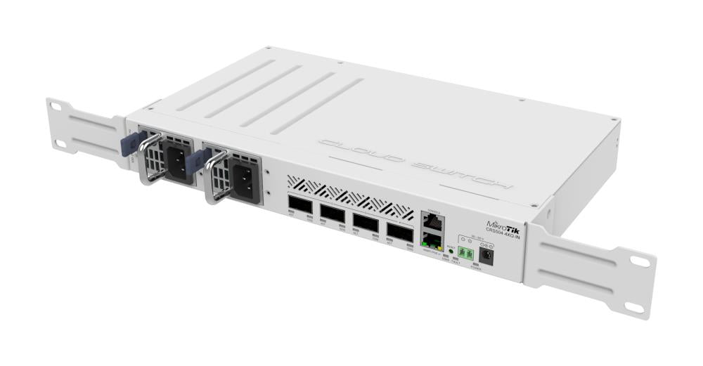 Switch MIKROTIK CRS504-4XQ-IN Rack 1U 1x10Base-T / 100Base-TX 4xQSFP28 CRS504-4XQ-IN