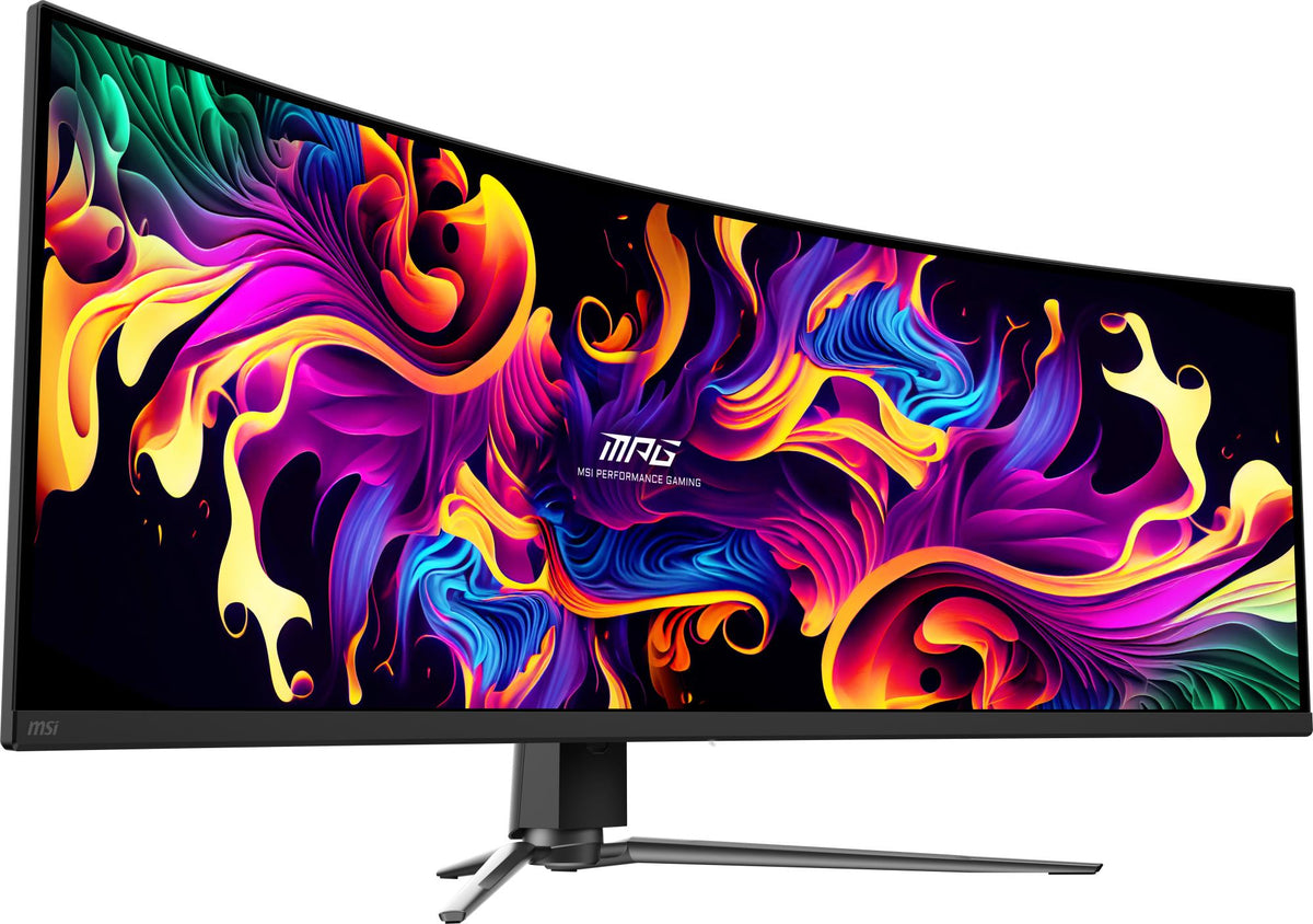 Monitor MSI 49 " 5120 x 1440 pixels Dual QHD Native aspect ratio 32:9 QD-OLED Curved MPG491CQPXQD-OLED