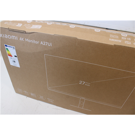 SALE OUT. Xiaomi 4K Monitor A27Ui EU | SALE OUT. Xiaomi | 4K Monitor A27Ui EU | 27 " | IPS | UHD | 16:9 | 60 Hz | 6 ms |