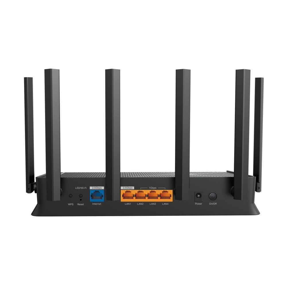 Wireless Router TP-LINK Wireless Router 6500 Mbps Wi-Fi 7 3x10/100/1000M 1x2.5GbE LAN \ WAN ports 1 Number of antennas 6 ARCHERBE400