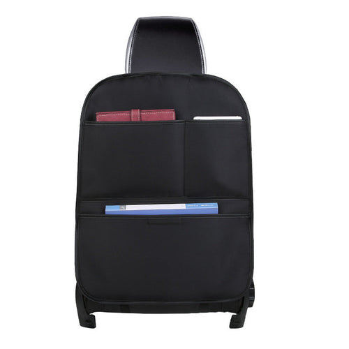 Car organizer for armchair seat black — Hurtel