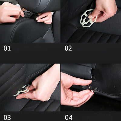 Car organizer for armchair seat beige — Hurtel
