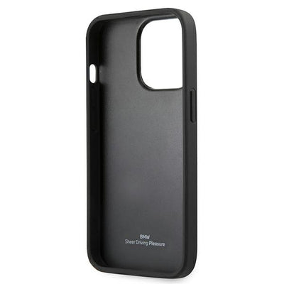 BMW Leather Curve Perforate Case for iPhone 13 Pro / iPhone 13 - Red