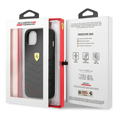 Ferrari FEHCP13SRQUK iPhone 13 mini 5.4&quot; black/black hardcase Off Track Quilted