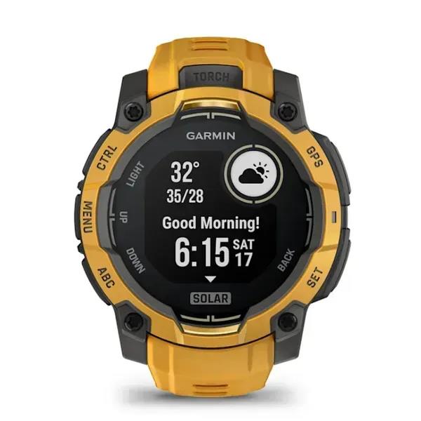 SMARTWATCH INSTINCT 3 SOLAR/SUNBURST 010-02934-02 GARMIN