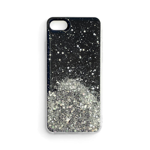 Star Glitter Shining Cover for iPhone 13 Pro black — Hurtel
