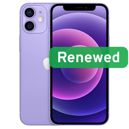 Apple Renewed | Grade C | iPhone 12 | 64 GB | Purple | 5G | O