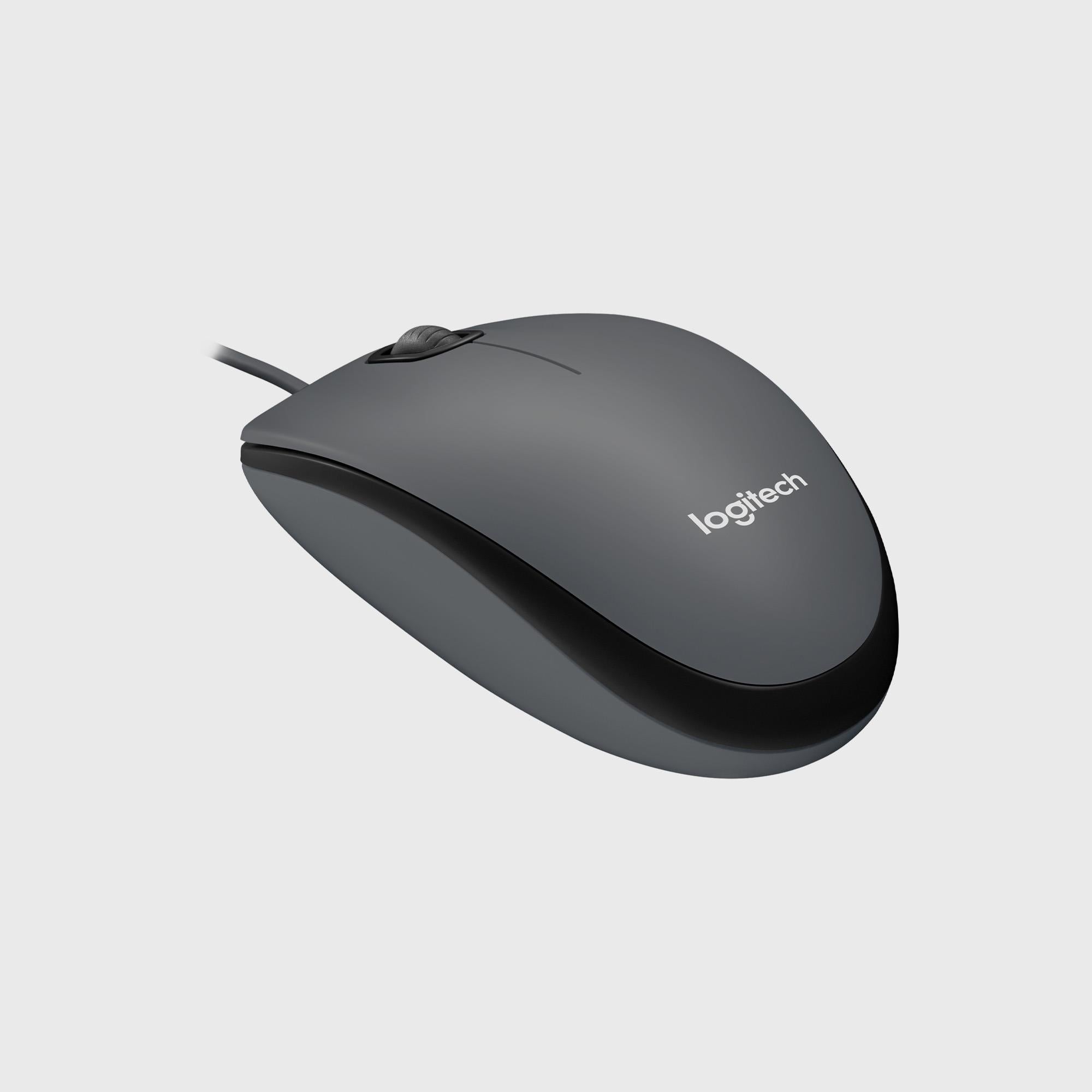 MOUSE USB OPTICAL M100/BLACK 910-006652 LOGITECH