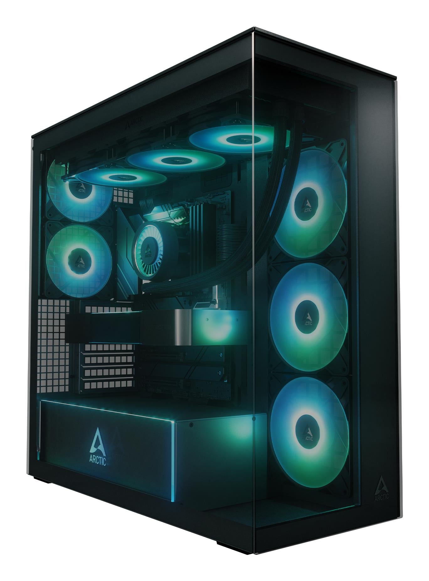 Case ARCTIC EATX Black Midi Tower PC ACPCC00015A
