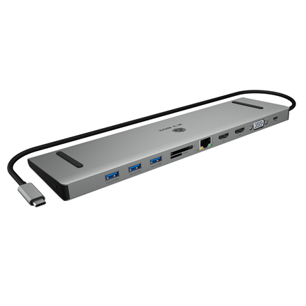 Raidsonic Docking Station | IB-DK2106a-CPD | Ethernet LAN (RJ-45) ports 1 | VGA (D-Sub) ports quantity 1 | HDMI ports qu