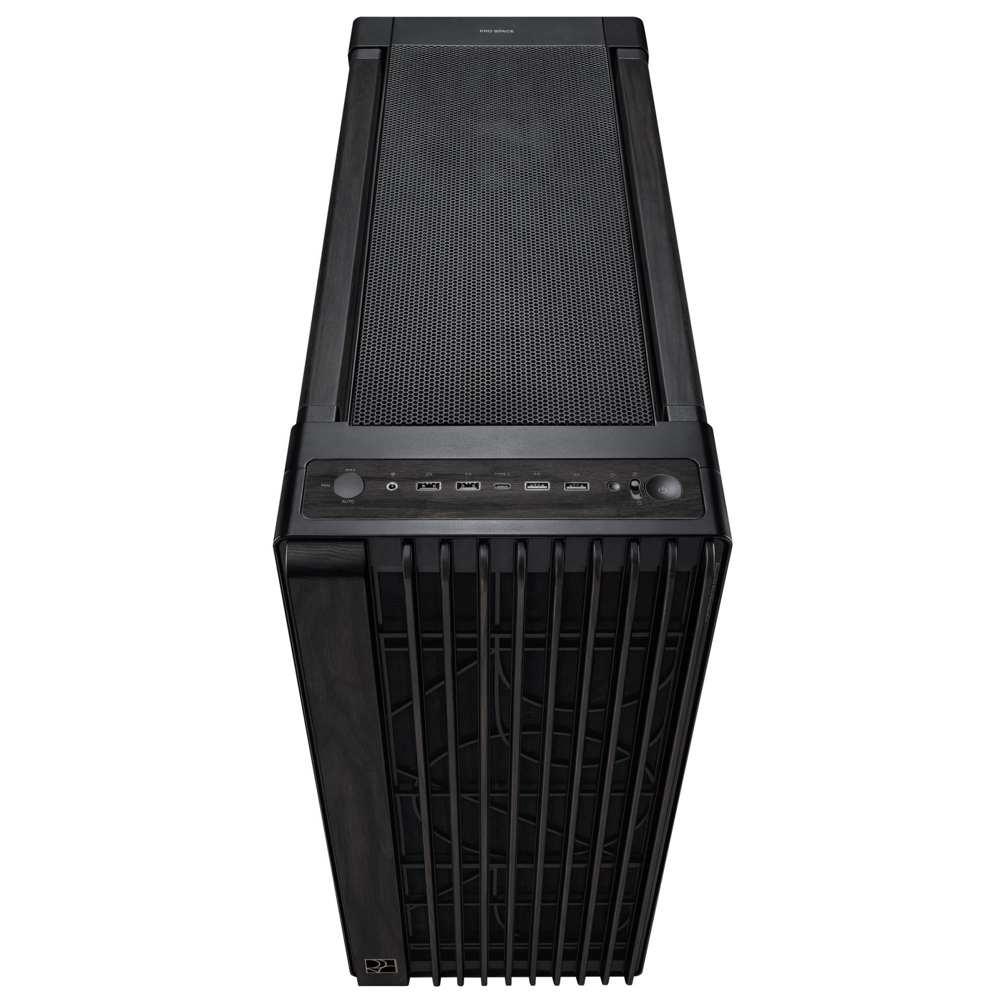 Case ASUS ProArt PA602 Wood Edition - Metal Panel MidiTower Case product features Fan control panel Not included Colour Black PROARTPA602WOODMETAL