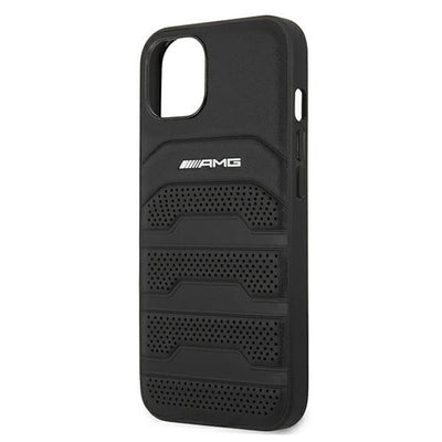 AMG Leather Debossed Lines case for iPhone 13 mini - black — Mercedes