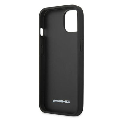 AMG Leather Debossed Lines case for iPhone 13 mini - black — Mercedes