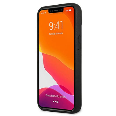 Ferrari FEHCP13SFCABK iPhone 13 mini 5.4&quot; black/black hardcase On Track Real Carbon