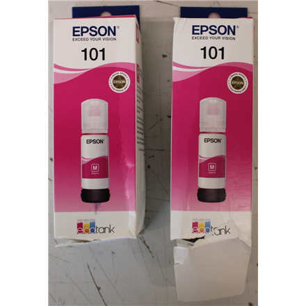 SALE OUT. Epson 101 EcoTank MA Ink Bottle | SALE OUT. | Epson 101 EcoTank MA | Ink Bottle | Magenta | DAMAGED PACKAGING