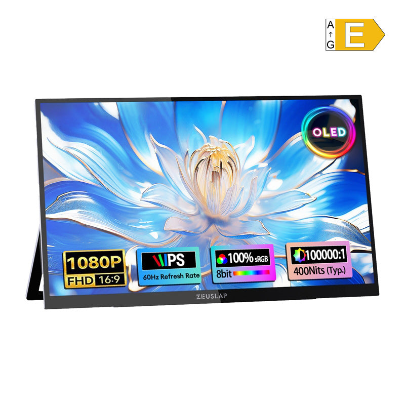 ZEUSLAP OL133ED Portable Monitor with a 13.3" Touchscreen - Image 1