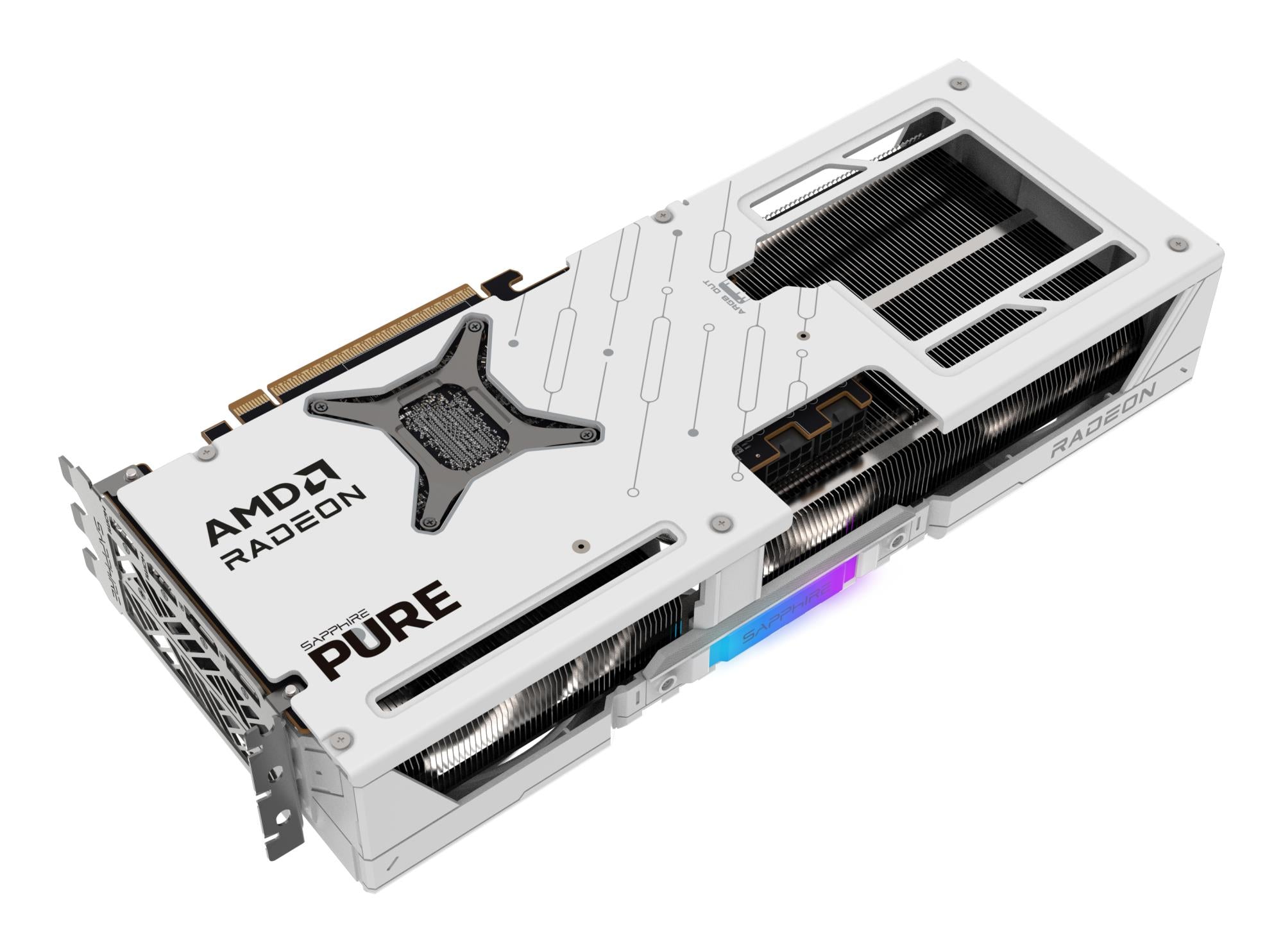 Graphics Card SAPPHIRE AMD Radeon RX 9070 XT 16 GB GDDR6 256 bit PCIE 5.0 16x GPU 2460 MHz Triple slot Fansink 2xHDMI 2xDisplayPort 11348-02-20G