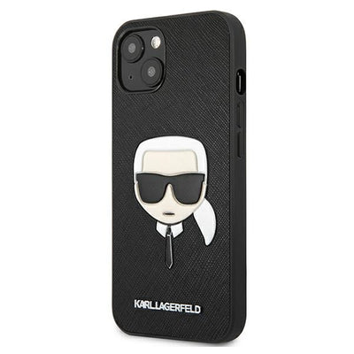 Karl Lagerfeld KLHCP13SSAKHBK iPhone 13 mini 5,4" czarny/black hardcase Saffiano Ikonik Karl's Head