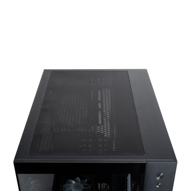 Case CHIEFTEC VISIO GM-30B-TG-OP MidiTower Case product features Transparent panel Not included ATX MicroATX MiniITX Colour Black GM-30B-TG-OP