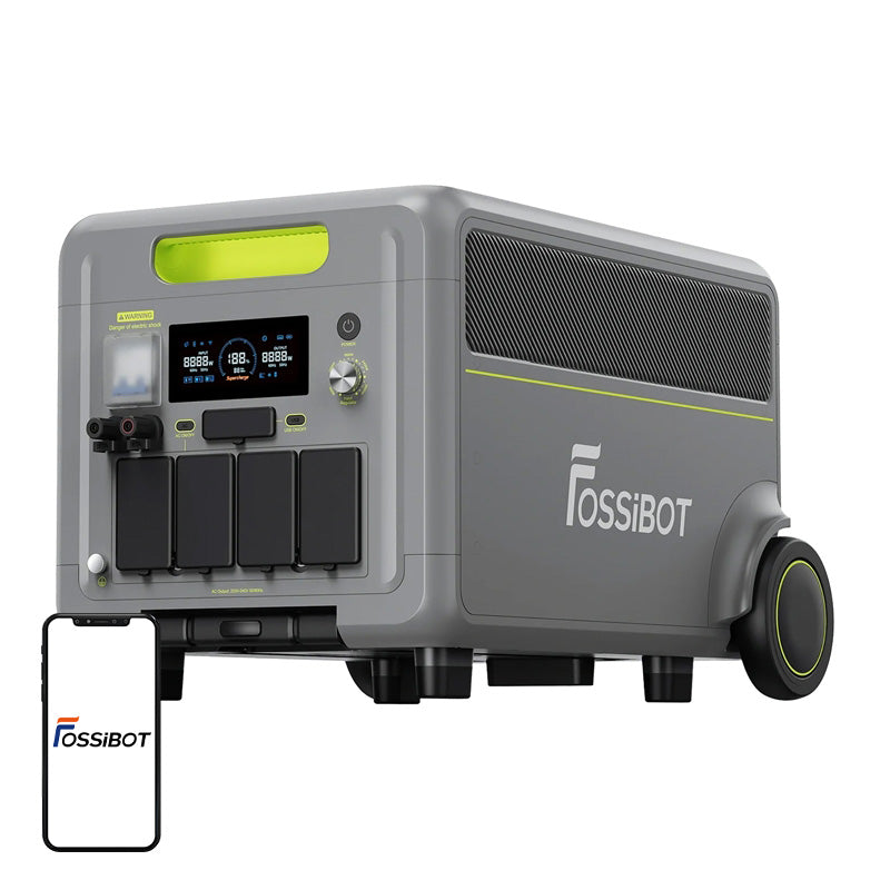 FOSSIBOT F7200 7200W Charging Station (Green) - Image 1