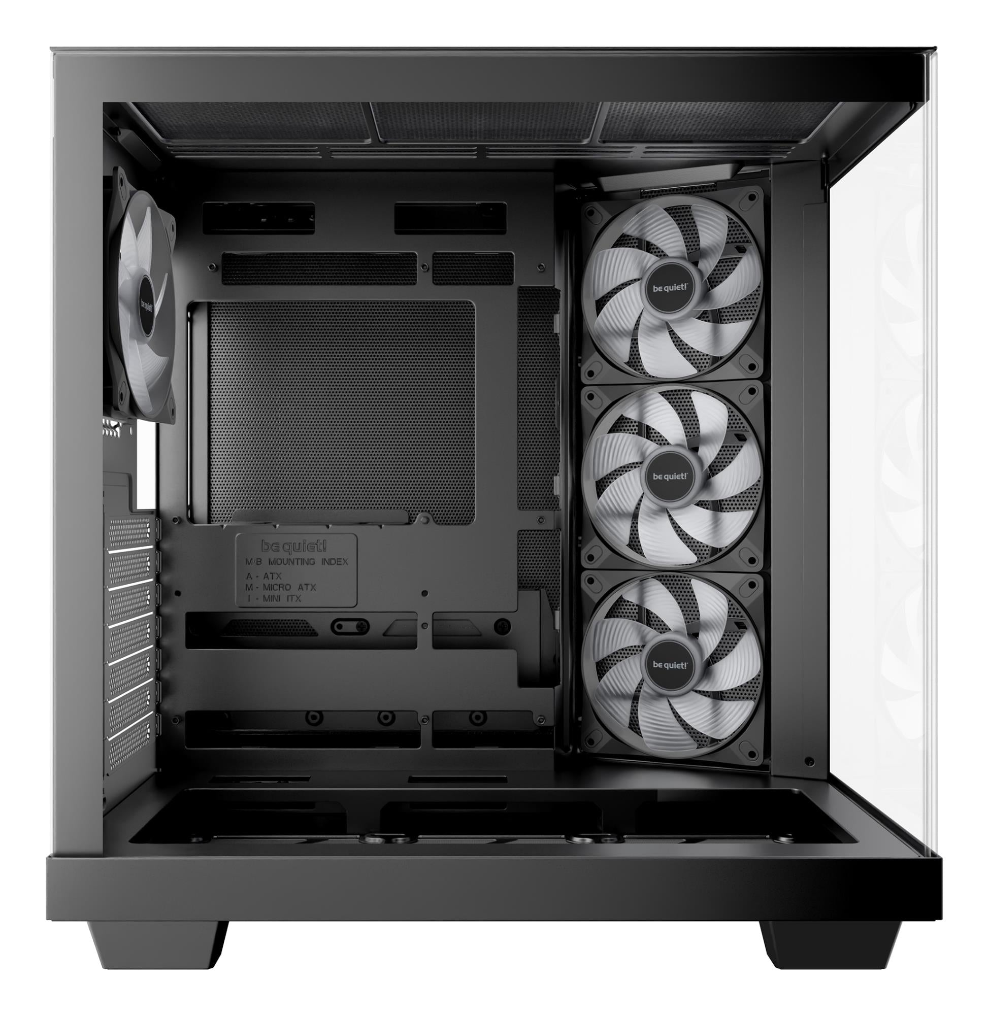 Case BE QUIET ATX/micro ATX/Mini-ITX Black Midi Tower PC BGW85