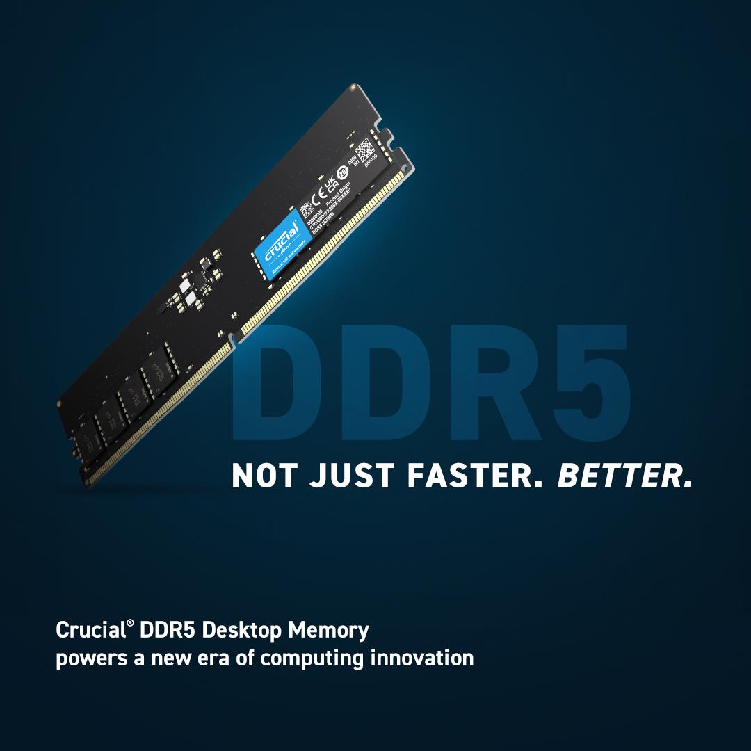 MEMORY DIMM 16GB DDR5-5600/CT16G56C46U5 CRUCIAL