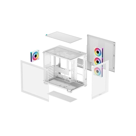 Deepcool CG530 4F WH | White | Mid Tower