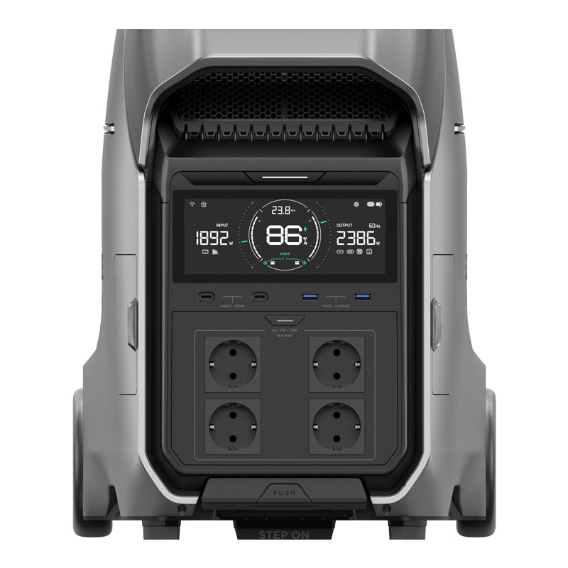 Set: EcoFlow Delta Pro 3 power station + 2x 400W photovoltaic panel. - Image 1