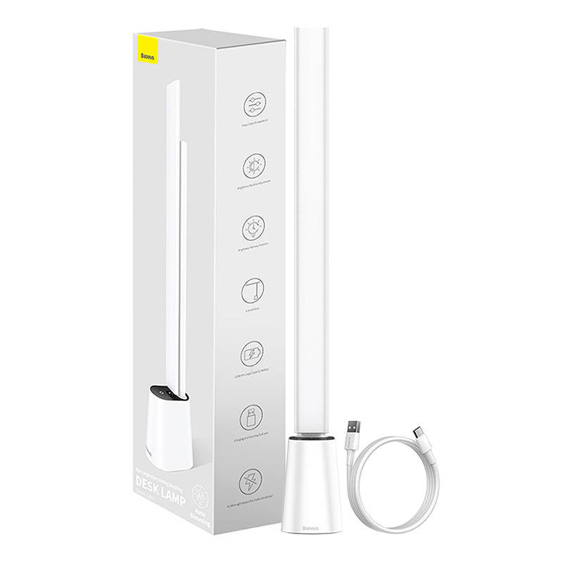 Folding desk lamp Baseus Smart Eye rechargeable (white) - Image 1