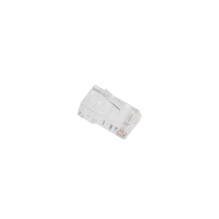 Lanberg Plug RJ45 CAT.5E UTP plug 8P8C, 100 pcs | PLU-5000 | Transparent