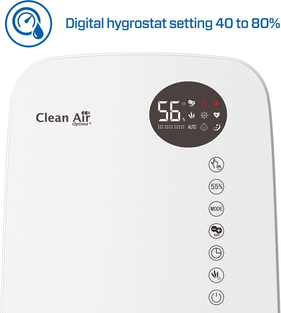 HUMIDIFIER WITH IONIZER/CA-607WSMART CLEAN AIR OPTIMA