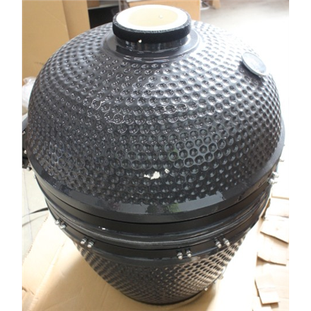 SALE OUT. TunaBone | Kamado classic 21" grill | Dark grey | DAMAGED PACKAGING AND DAMAGED BODY PAINT