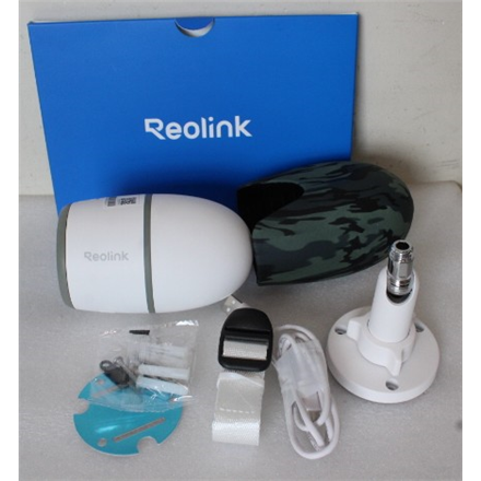 SALE OUT. Reolink Go Series G330 2K 4MP 4G LTE Wireless Battery Camera with Person/Vehicle Detection, White | Reolink | 
