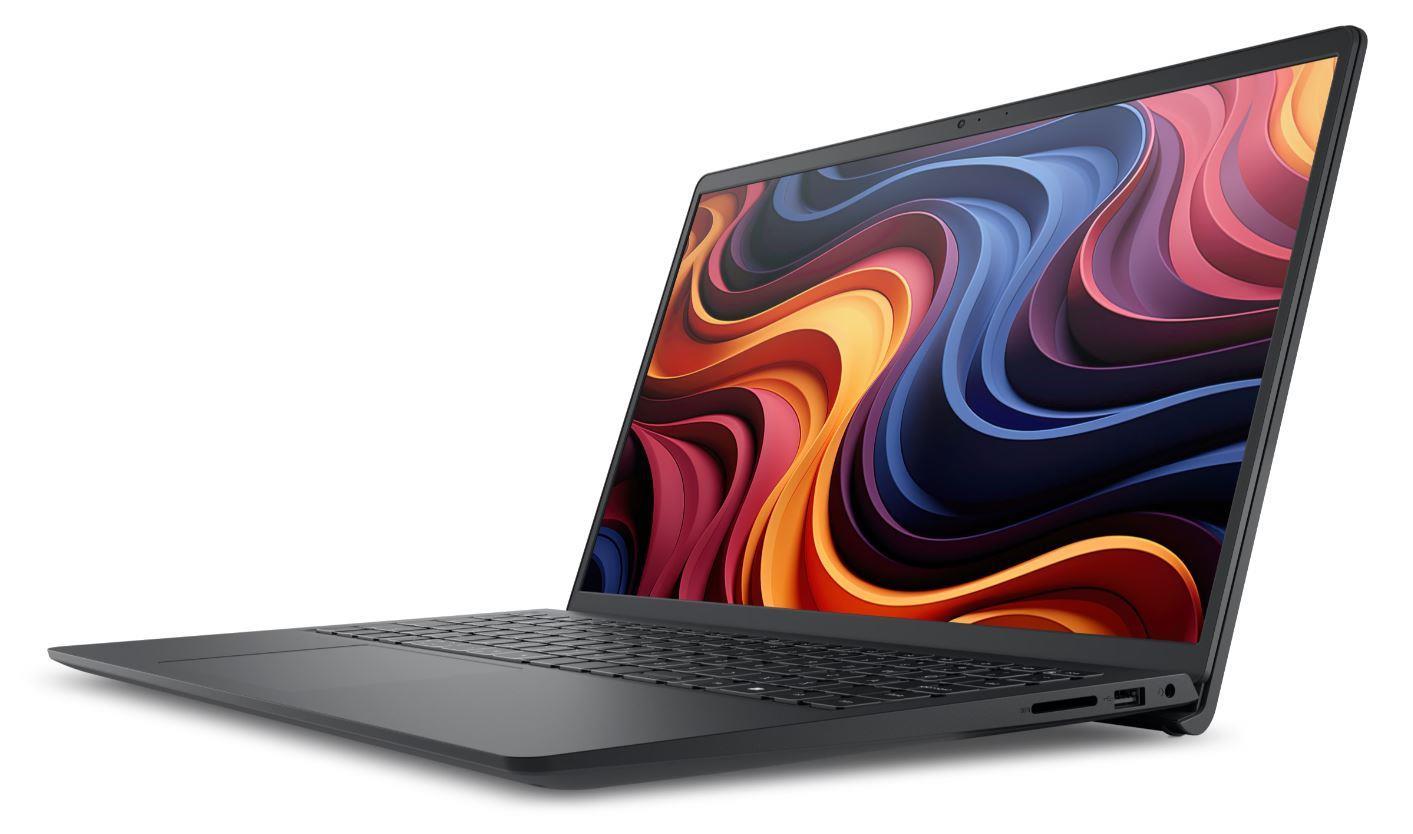 Notebook DELL DC15255 CPU Ryzen 3 7320U 2400 MHz 15.6" 1920x1080 RAM 8GB DDR5 5500 MHz SSD 512GB AMD Radeon 610M Integrated ENG Card Reader SD Windows 11 Pro Black 1.9 kg DC15255_MDO_851