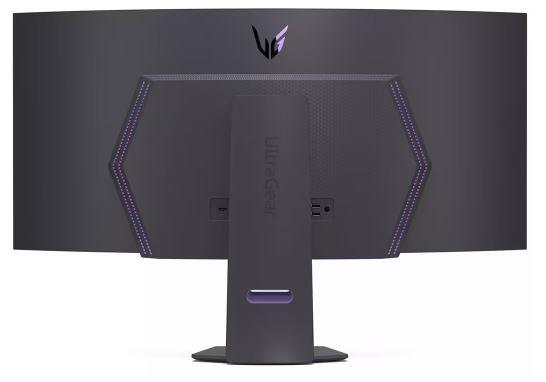 Monitor LG 45GS95QE-B 45" Gaming/Curved/21 : 9 Panel OLED 3440x1440 21:9 240Hz 0.03 ms Swivel Height adjustable Tilt Colour Black 45GS95QE-B