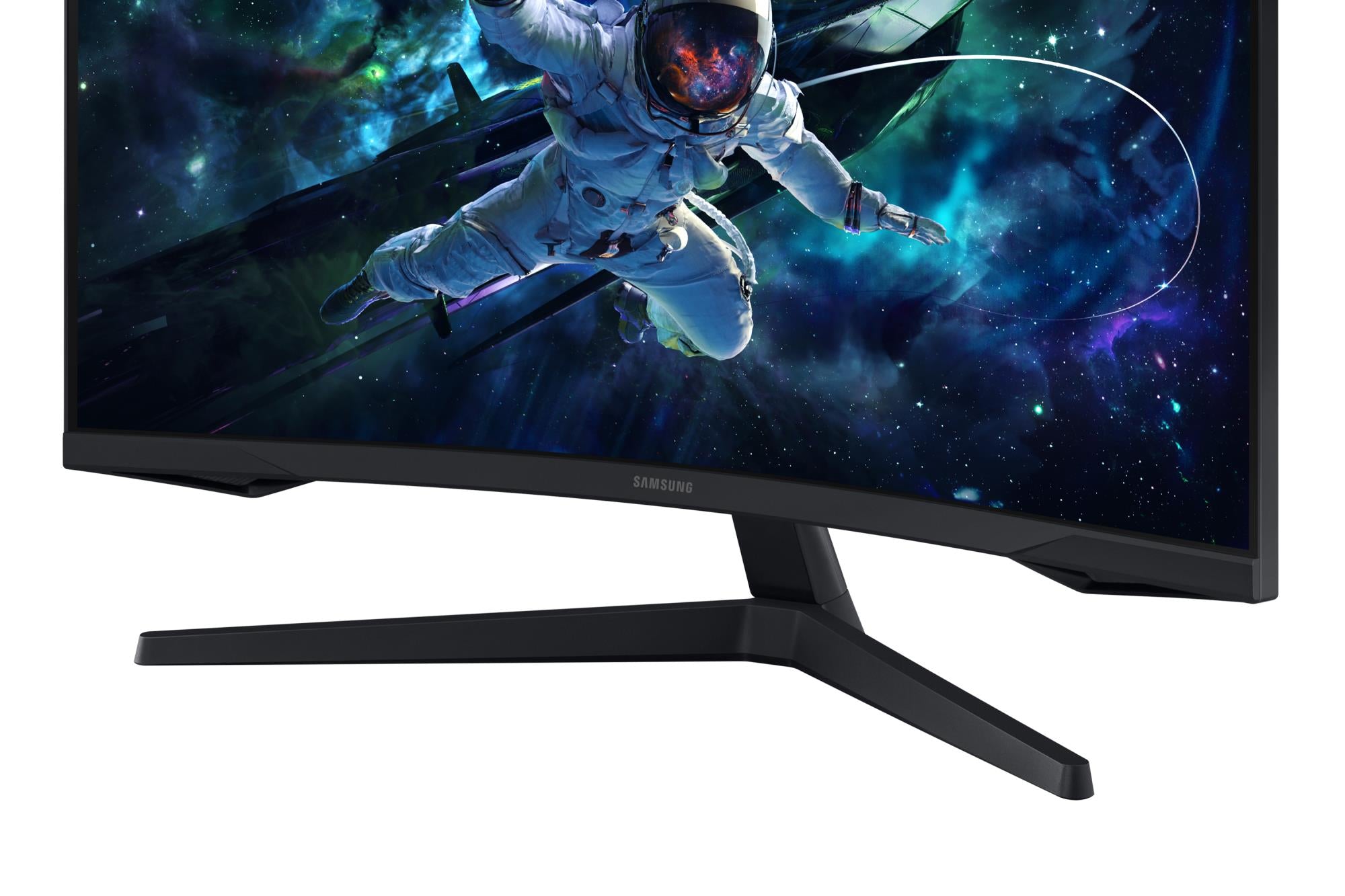 LCD Monitor SAMSUNG Odyssey G5 32" Gaming/Curved Height adjustable Matte Panel VA 2560x1440 16:9 165 Hz 1 ms Colour Black LS32CG552EUXEN