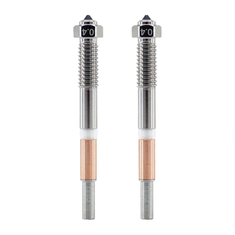 QiDi 0.4 mm Bimetal Nozzle for the Q2 Series (2 pcs.) - Image 1