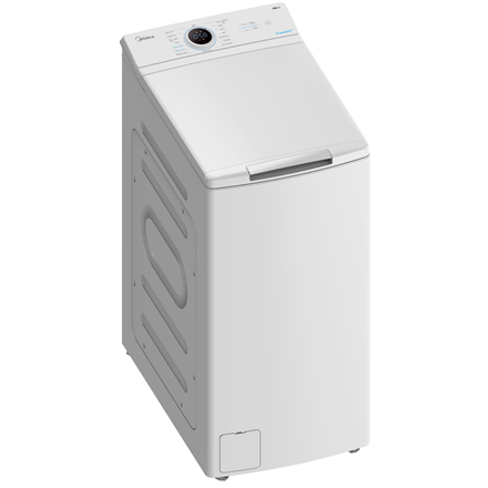 Midea | Washing Machine | MF100T70BA10/W-HR | Energy efficiency class A | Top loading | Washing capacity 7 kg | 1200 RPM